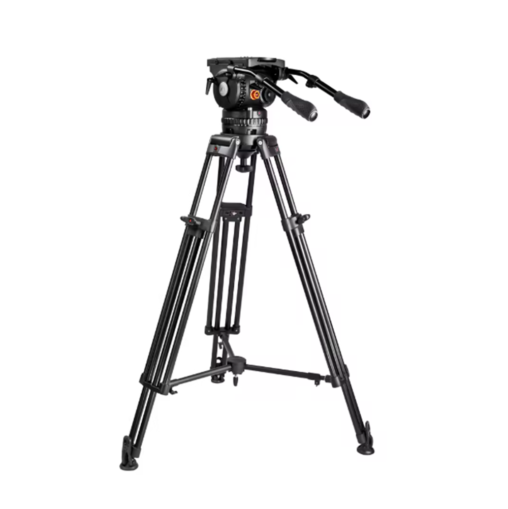 Heavy Equipment Video - 写真撮影機材 EG40 PLUS プロ仕様放送用ヘビーデューティービデオフリュイド三脚 150mmボウルヘッド付き