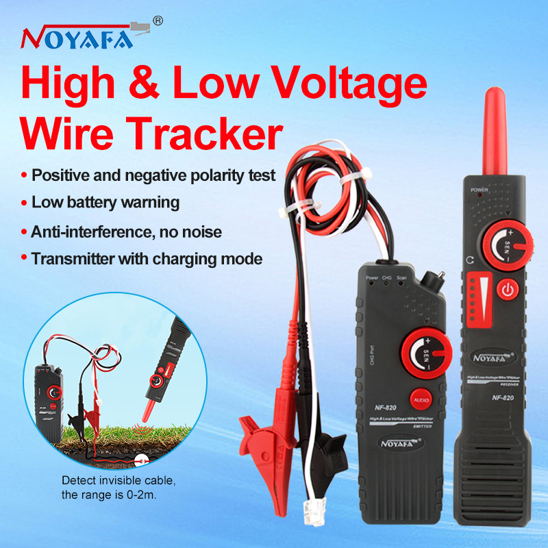 Underground Cable Detector - NF-820 地下ケーブル探知機 ワイヤートレーサー 非干渉壁ケーブルファインダー