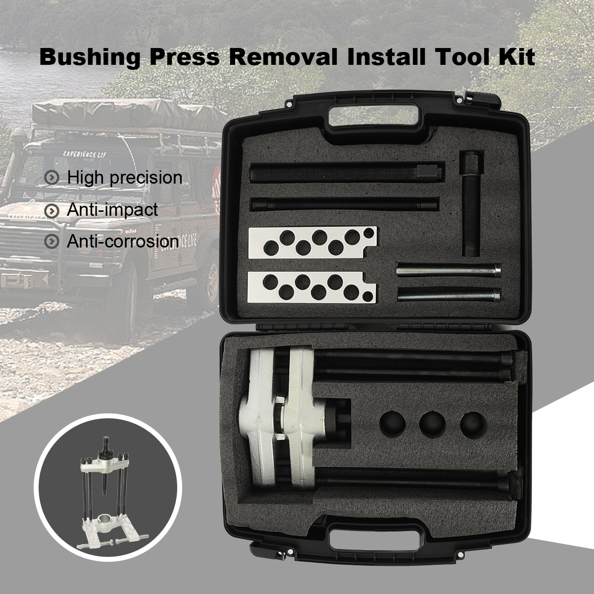 Heavy Equipment Transporter - 中型および大型トラック用キングピン プレス、3～8 クラスの輸送トラックおよび機器に対応、90150