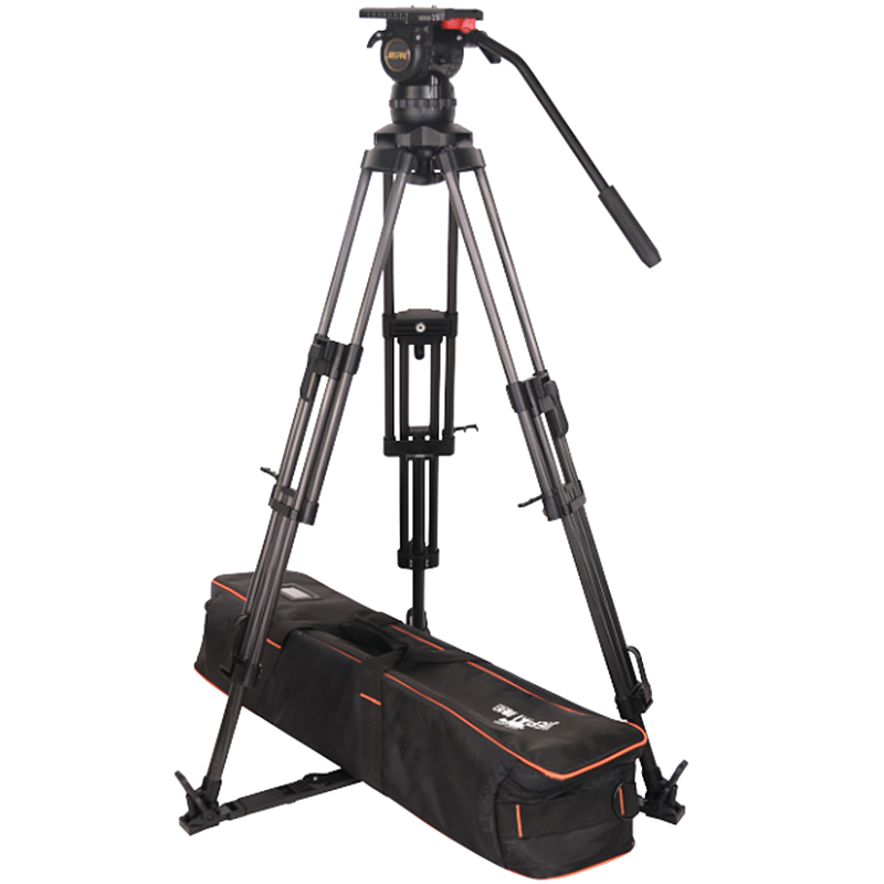 Heavy Equipment Video - 写真撮影機材 Jiepai V15 プロ仕様放送用ヘビーデューティービデオカメラ三脚 100mmボウル付き