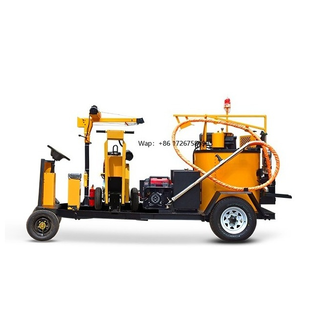 Road Crack Sealing Machine - ポットホール補修機 路面補修機 200L アスファルト亀裂充填シーリングマシン
