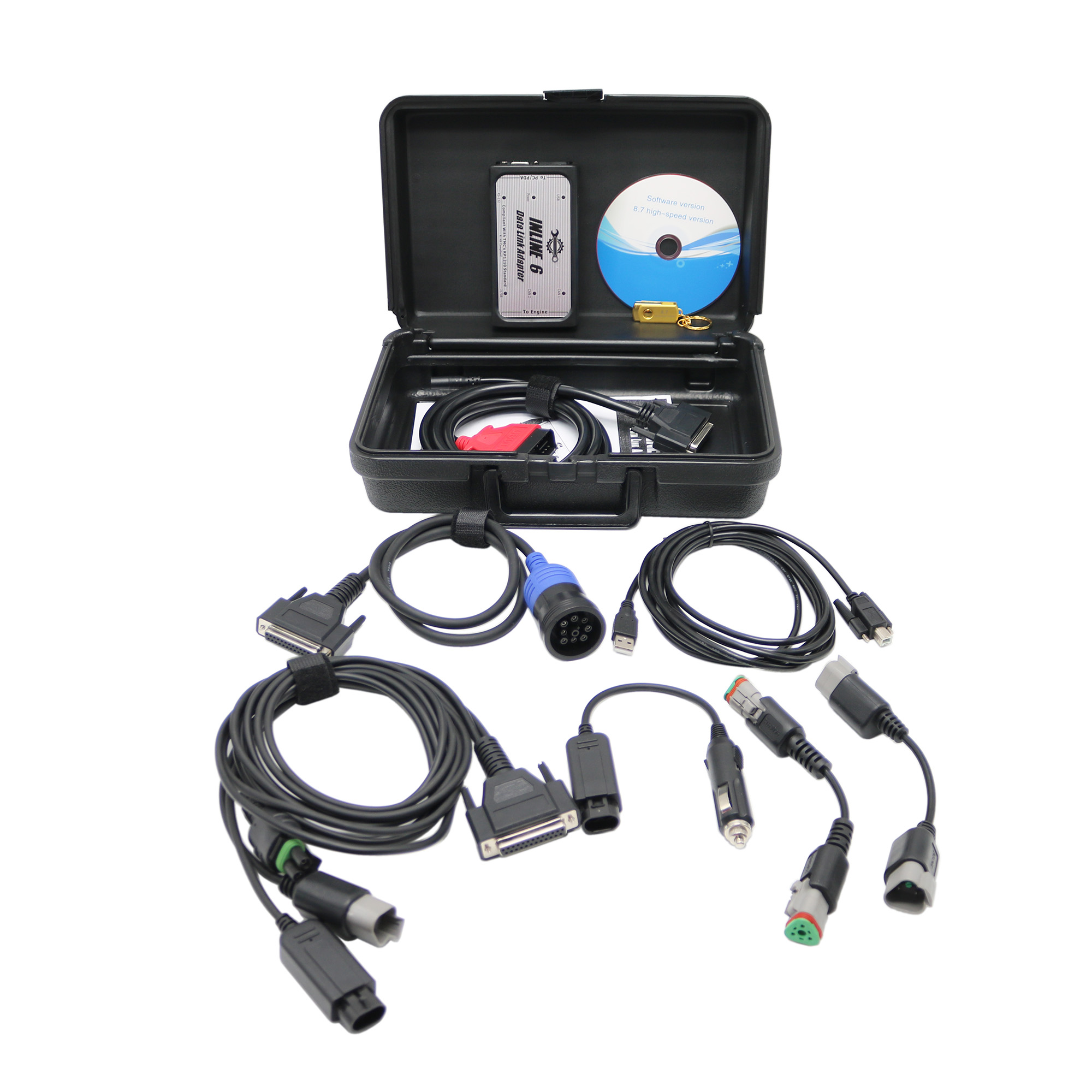 Heavy Equipment Diagnostic Software - カミンズ インライン6 データリンク フルセット トラックスキャナー インライン6