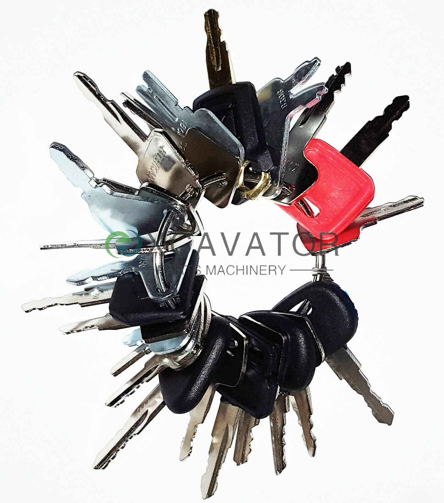 Heavy Equipment Keys Master Set - 23キー重機建設用イグニッションキーセット（ボブキャット、コベルコ、大宇、コマツ、掘削機、ドーザー、バックホー、フォークリフト用）