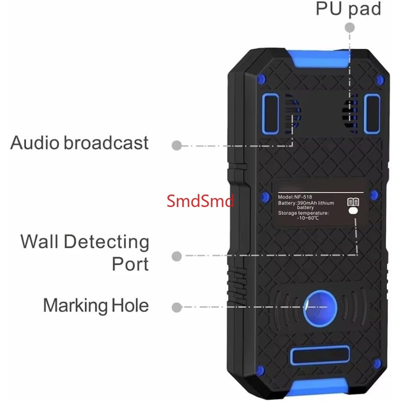 NF-518プロフェッショナル金属探知機、LCD HDデジタ - Underground Cable Detector のレビューと価格
