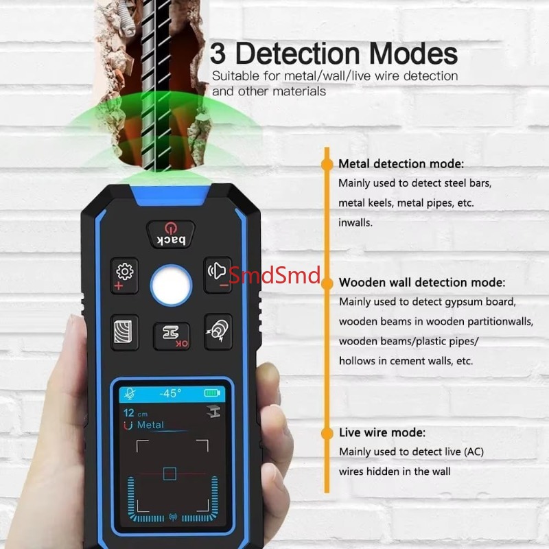 NF-518プロフェッショナル金属探知機、LCD HDデジタ - Underground Cable Detector のレビューと価格