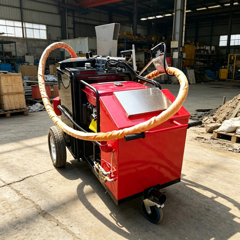 カスタマイズ可能な自動道路亀裂補修機 – 温度制御による精密 - Road Crack Sealing Machine のレビューと価格