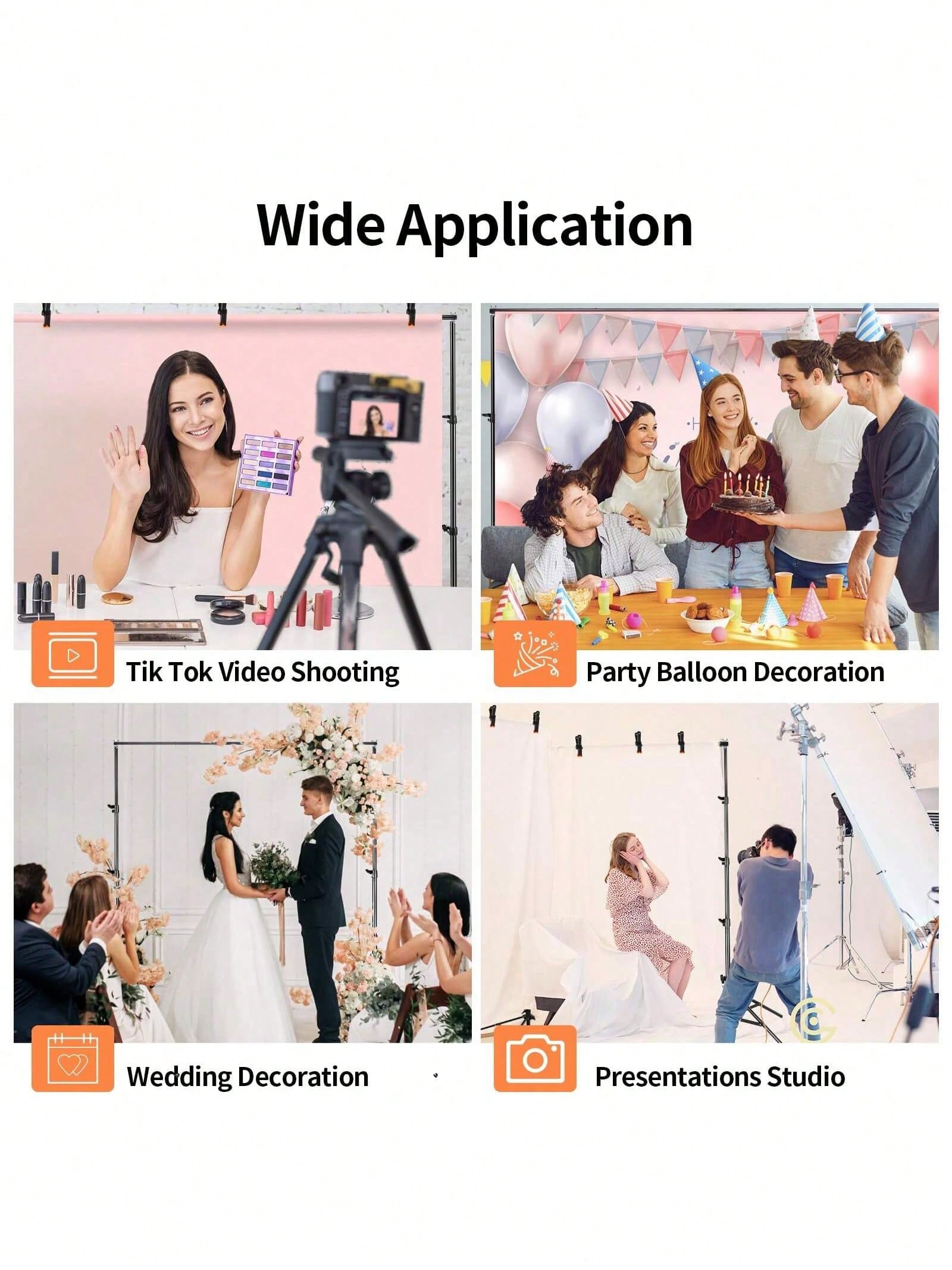 背景スタンド プロ仕様の頑丈な写真撮影用背景スタンド ブラッ - Heavy Equipment Video のレビューと価格