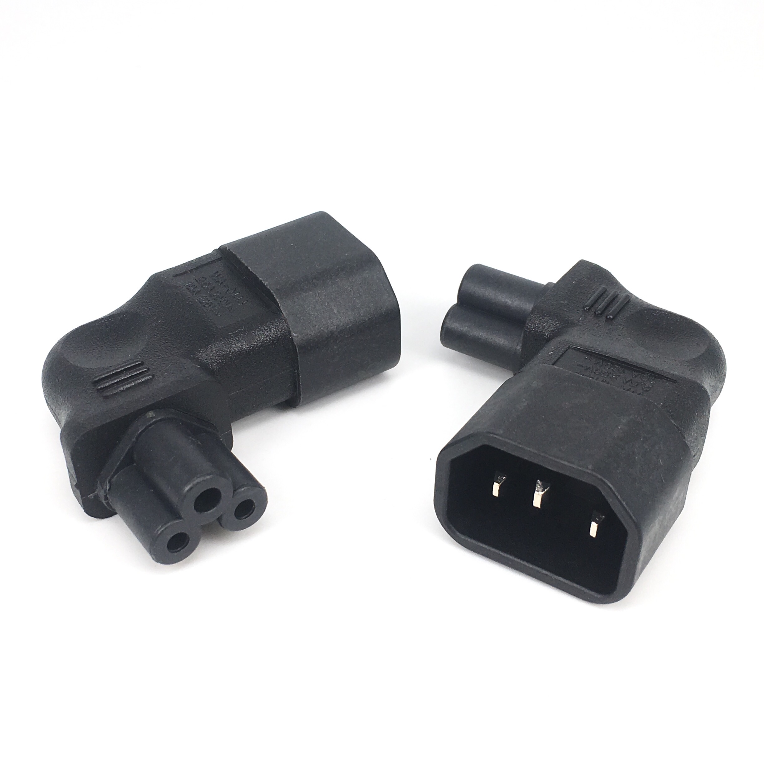 IEC 320 C14 に C5 電源アダプタ左右角度 10 - Heavy Equipment Department のレビューと価格