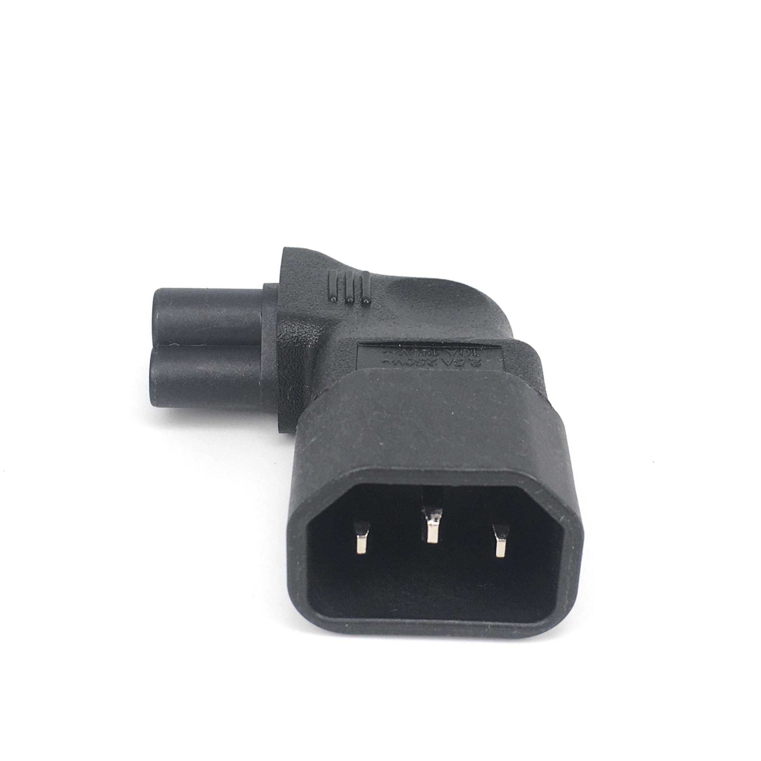IEC 320 C14 に C5 電源アダプタ左右角度 10 - Heavy Equipment Department のレビューと価格