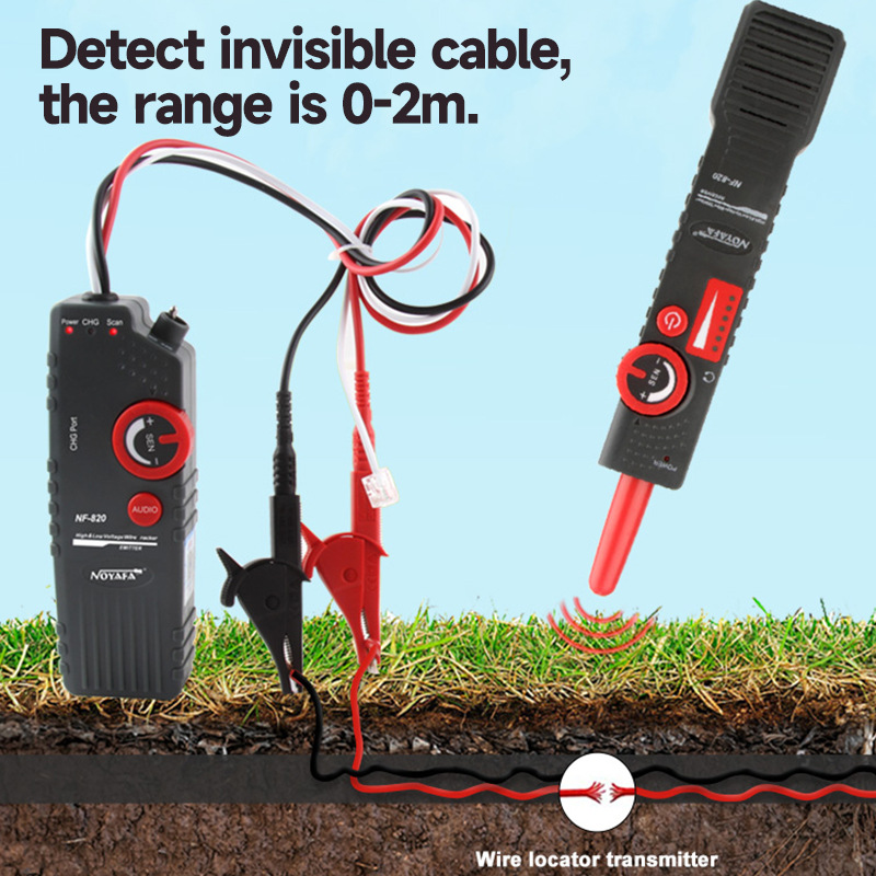NF-820 地下ケーブル探知機 ワイヤートレーサー 非干渉 - Underground Cable Detector のレビューと価格