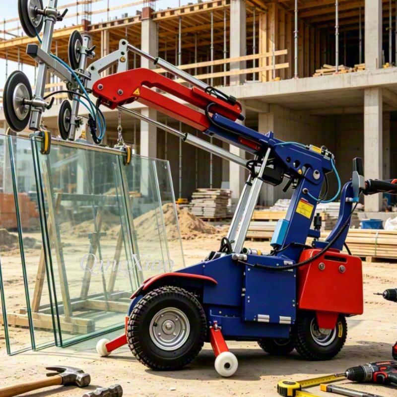 FOB工業用輸送機器信頼性の高いガラスリフターマシン6パッド - Heavy Equipment Transporter のレビューと価格