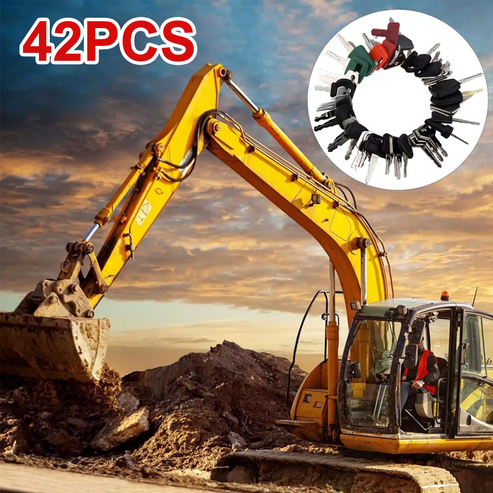 キャタピラー建設用イグニッションキー,42キー,重機,掘削機 - Heavy Equipment Keys Master Set のレビューと価格