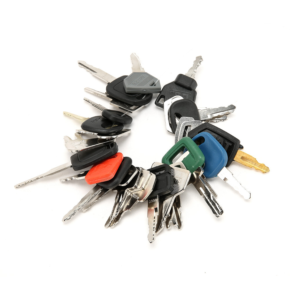28個の掘削機キー、プラントディガーマスターセット（BOBC - Heavy Equipment Keys Master Set のレビューと価格