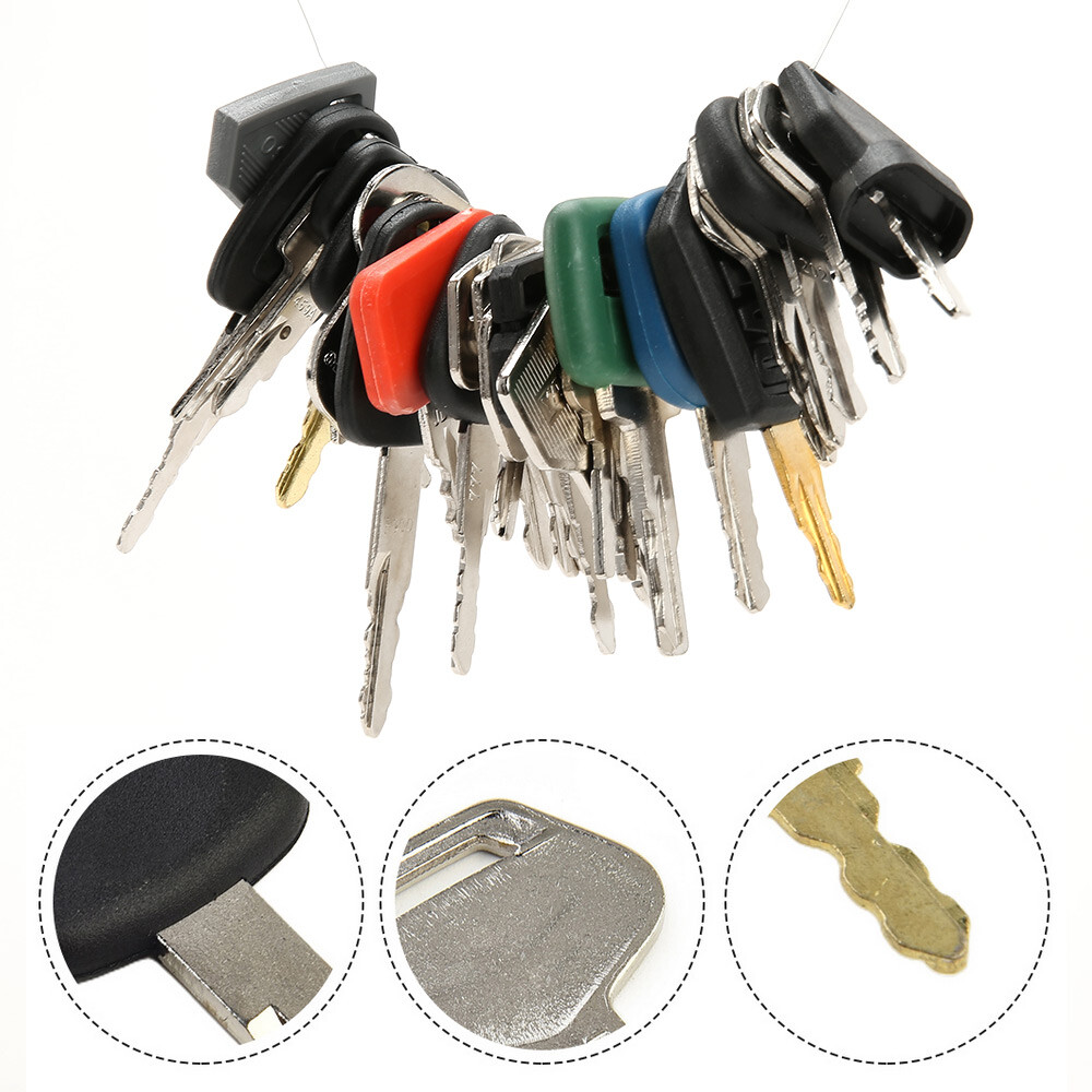 28個の掘削機キー、プラントディガーマスターセット（BOBC - Heavy Equipment Keys Master Set のレビューと価格