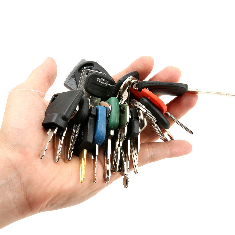 28個の掘削機キー、プラントディガーマスターセット（BOBC - Heavy Equipment Keys Master Set のレビューと価格