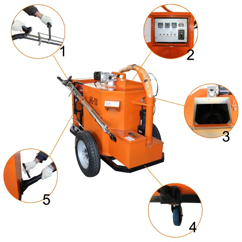迅速設置クラックシーリングマシン、緊急メンテナンス工事用高速 - Road Crack Sealing Machine のレビューと価格