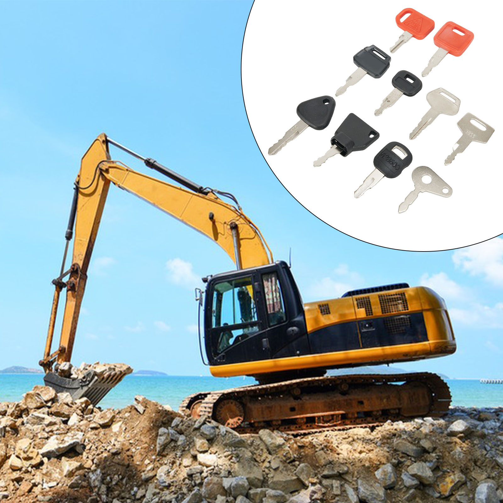 農業機械用の10個のキーセット,機械およびヘリコプター用の抽 - Heavy Equipment Keys Master Set のレビューと価格